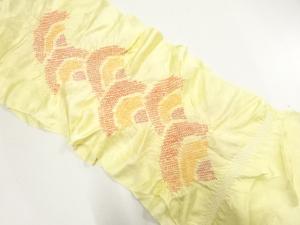 正絹　絞り　帯揚げ